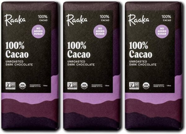 Raaka Chocolate - Bar 100% Cacao - Case Of 12 - 1.8 Oz - Image 3