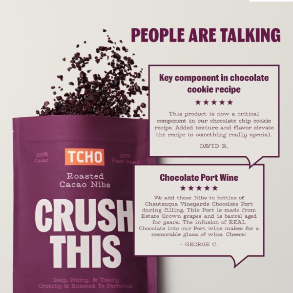 Tcho Chocolate - Cacao Nibs Crush This - Case Of 6-7.8 Oz - Image 3