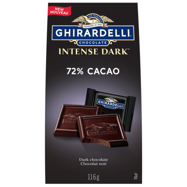 Ghirardelli Intense Dark Chocolate Squares, 72% Cacao, 12.7 oz Bag - Image 3